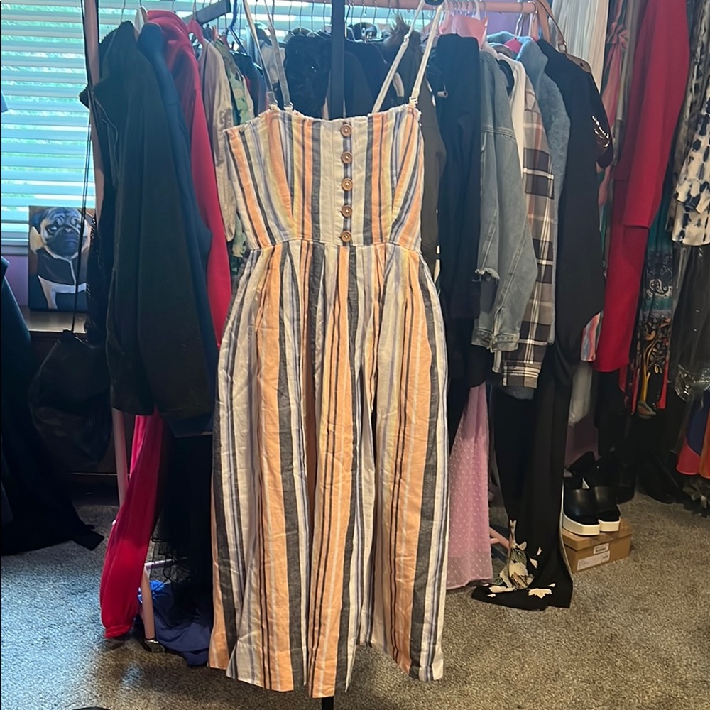 Striped Multicolor Jumpsuit